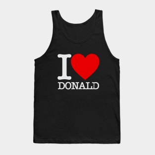 I Love Donald! Tank Top